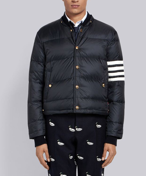 다운필드 매트 나일론 보머 자켓