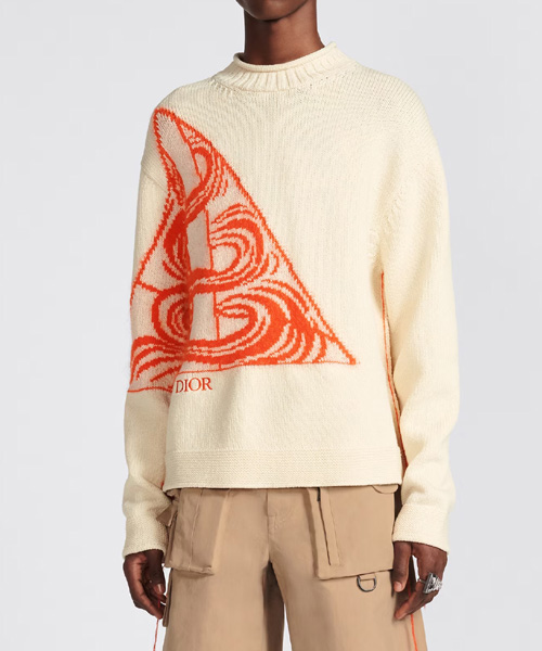 울 모헤어 스웨터