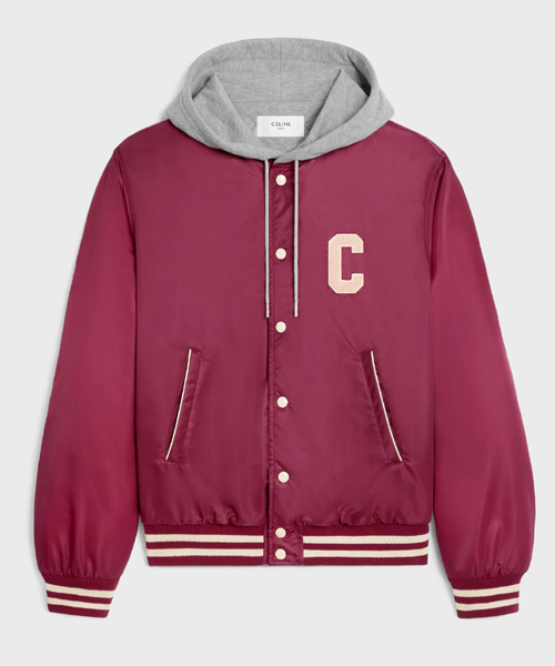 오버사이즈 후드 테디 자켓