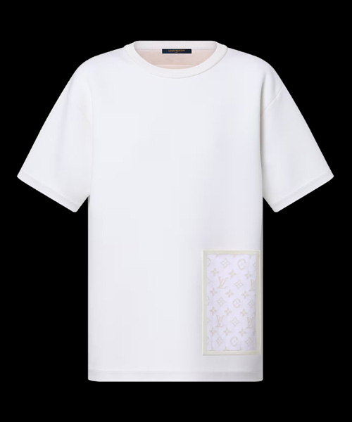 모노그램 포켓 니트 티셔츠