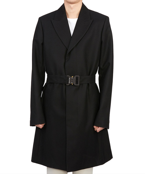 CD 버클 벨트 코트