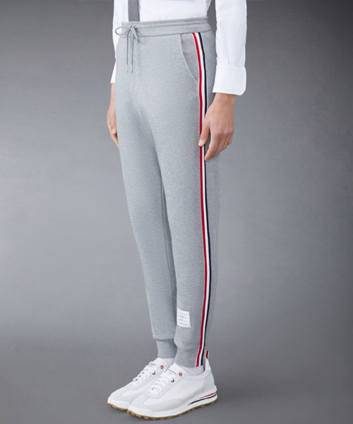 스트라이프 스웨트 팬츠