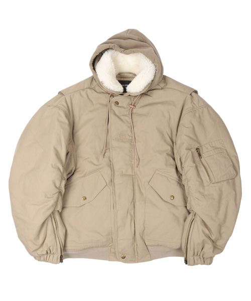 코튼 립스탑 유니티 봄버 자켓