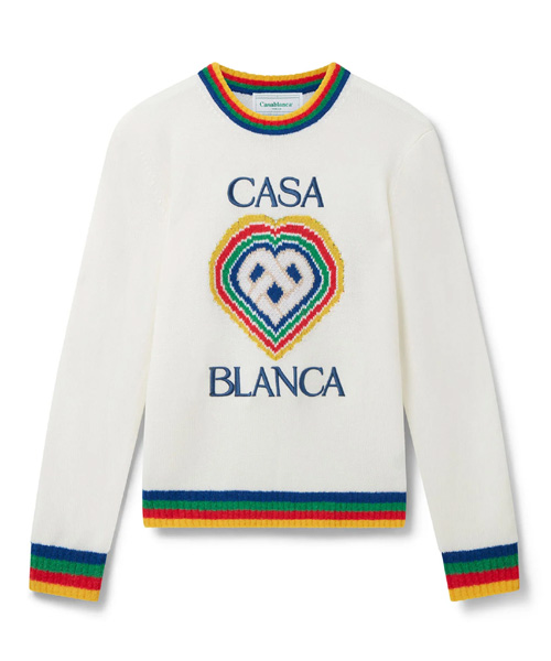 하트 부클레 스웨터