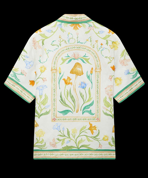 L`ARCHE FLEURIE 실크 셔츠