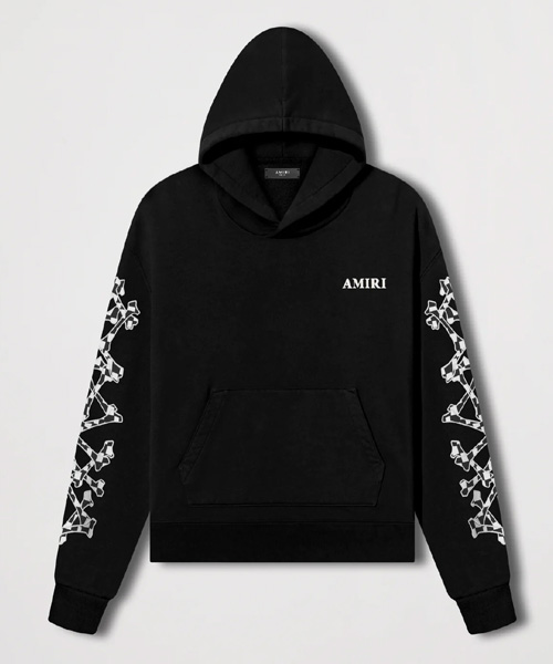 뼈다귀 체크 패턴 후디