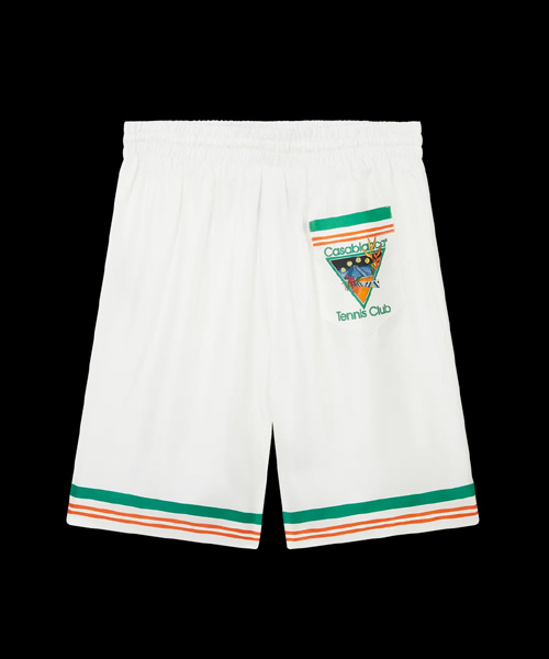 테니스 클럽 아이콘 실크 팬츠