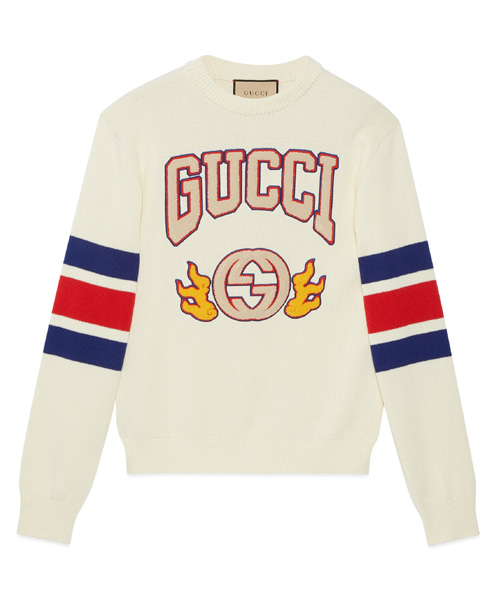 구정 시리즈 엠브로이더드 코튼 스웨터