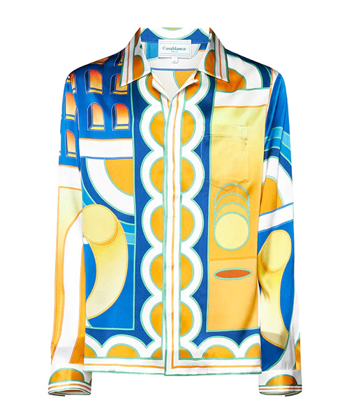 PAYSAGE 실크 셔츠