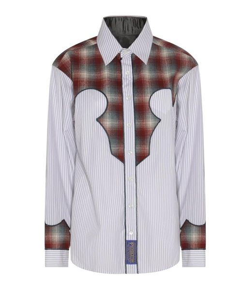 체크 패턴 & 스트라이프 셔츠