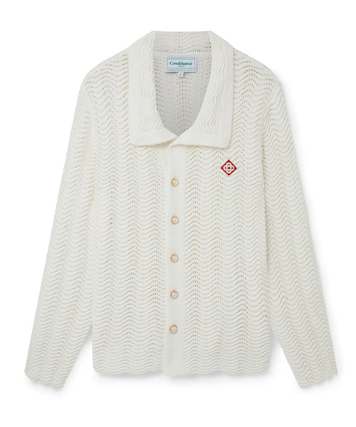 WAVY GRADIENT CROCHET 가디건