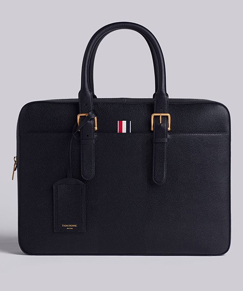 그레인 가죽 브리프 케이스