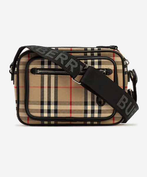 체크 패턴 크로스백