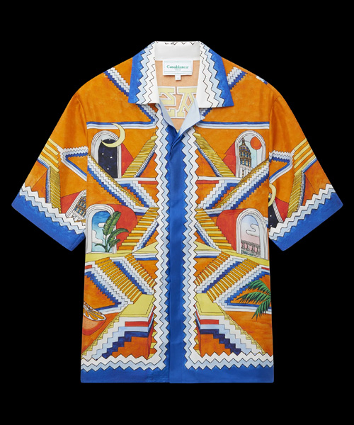 EXCALIER INFINI 실크 셔츠