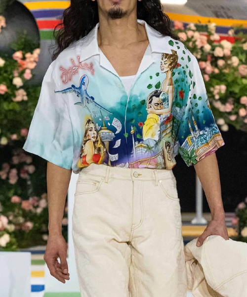 LA LIAISON 실크 셔츠