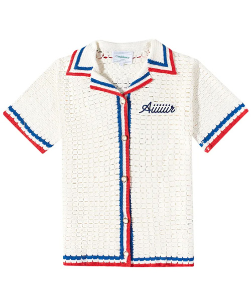 AIIIIIR CROCHET 니트 셔츠