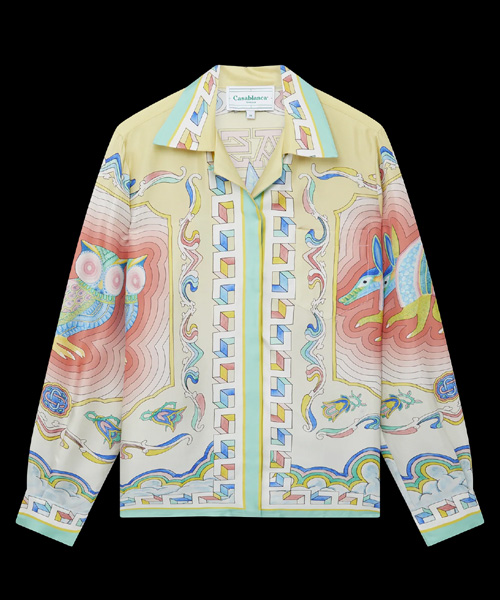 SOUVENIR 실크 셔츠