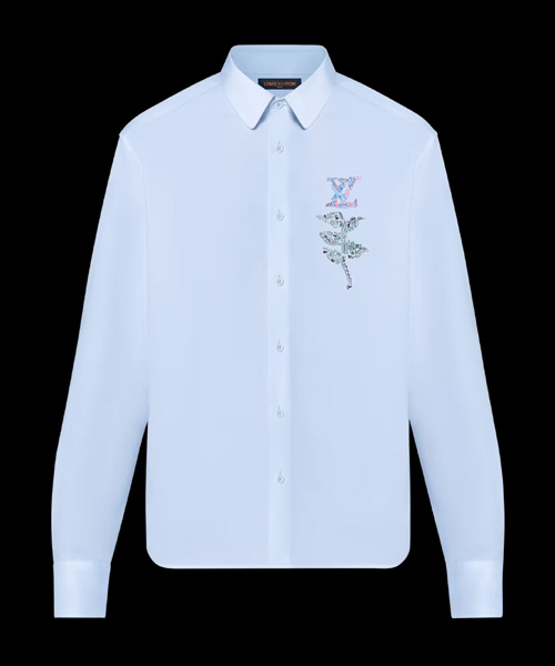 엠브로이더드 플라워 셔츠