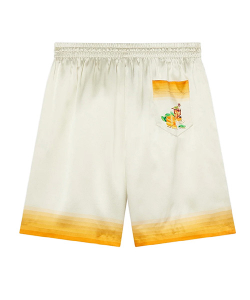 PANORAMIQUE 실크 사틴 쇼츠