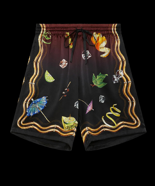 CASA CLUB SUNSET 실크 쇼츠