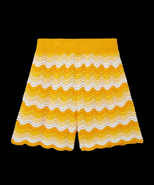 WAVY GRADIENT CROCHET 니트 팬츠