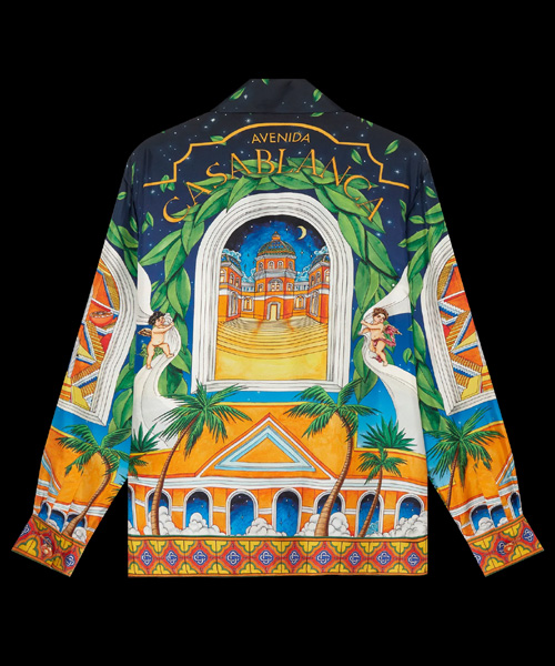 MAISON D`ETE CUBAN COLLAR 실크 셔츠