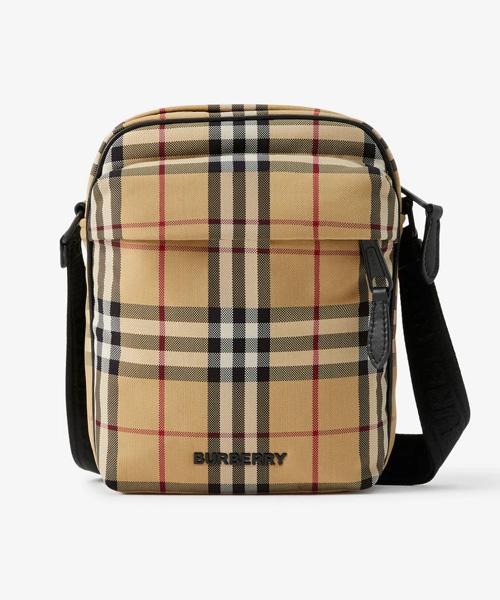 체크 패턴 크로스백