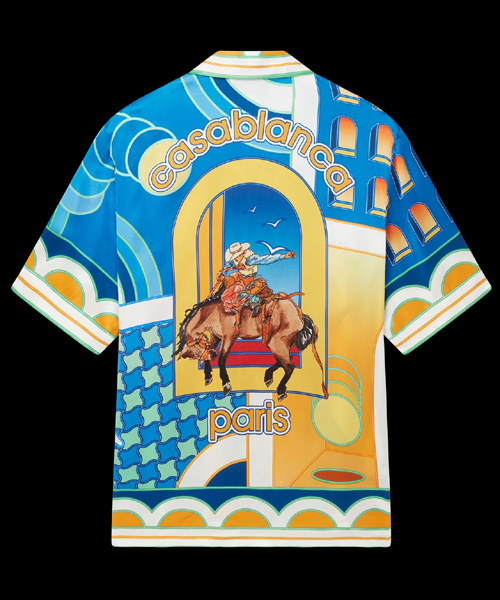 PAYSAGE 실크 셔츠