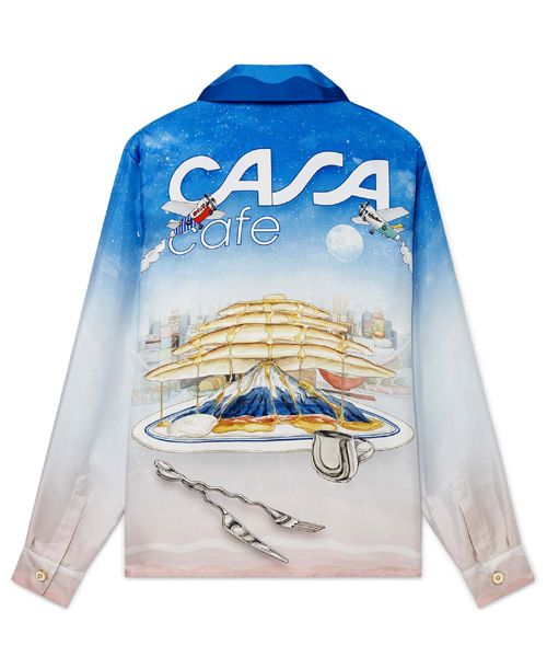 CASA CAFÉ 실크 셔츠