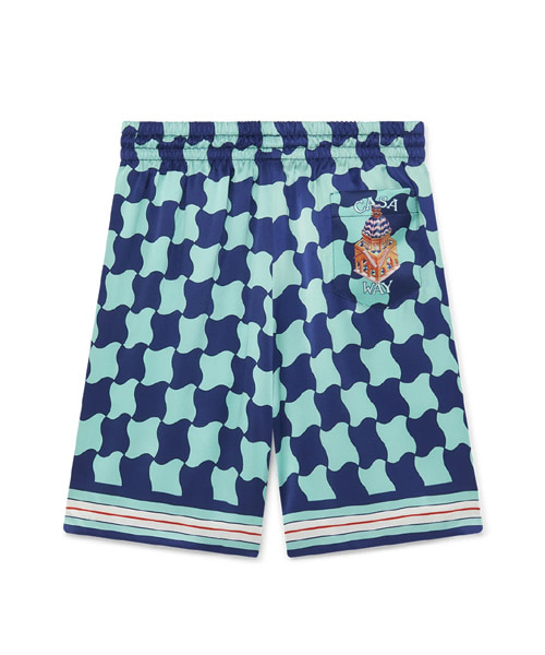 POOL TILE 실크 셔츠