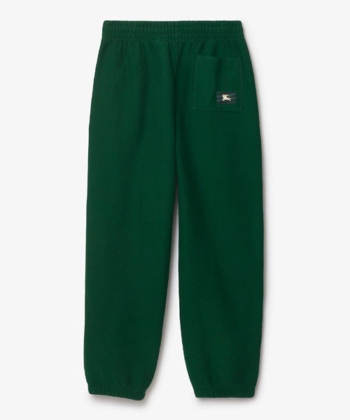 로고 패치 코튼 팬츠