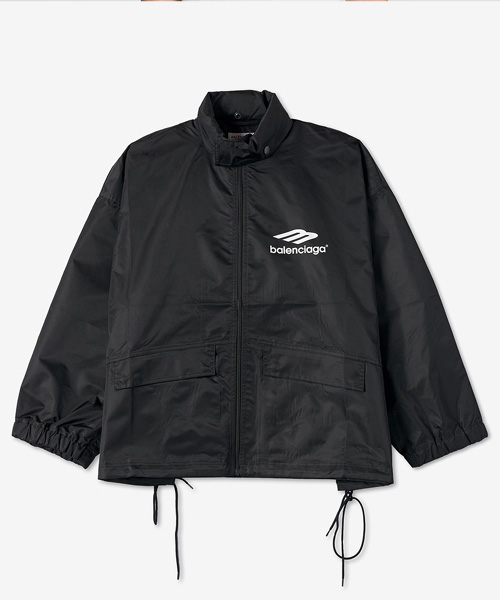 빅 로고 포켓 바람막이