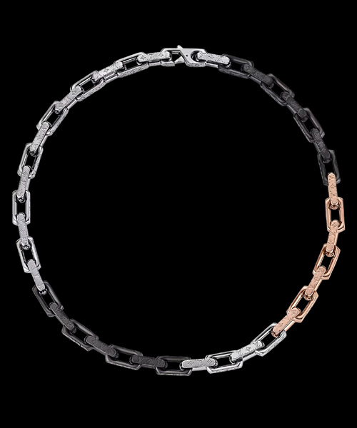 모노그램 체인 목걸이