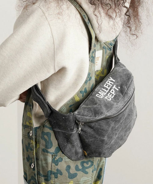 캔버스 벨트 백