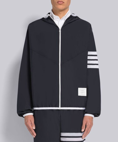 밀리터리 립스탑 4-바 패커블 지퍼 후디