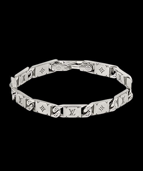 모노그램 타이드 업 팔찌