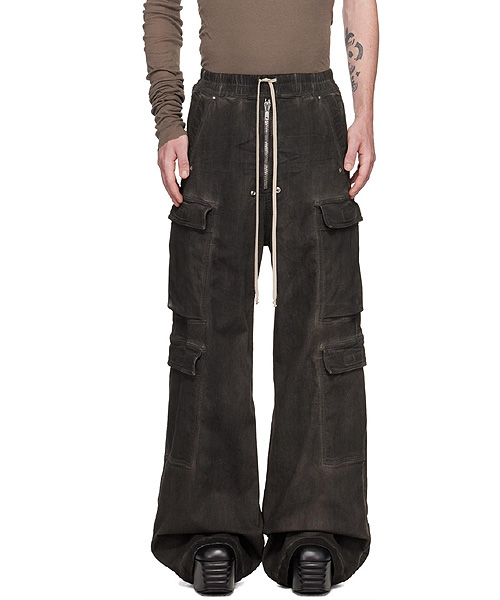 빈티지 워싱 데님 밴딩 팬츠