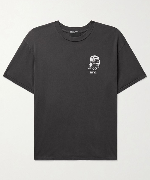 로고 프린팅 코튼 티셔츠