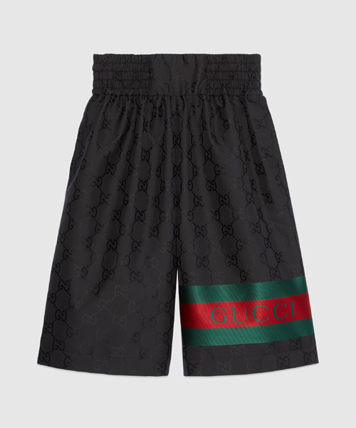 GG 나일론 자카드 쇼츠