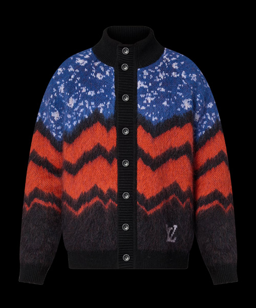 청키 울 가디건