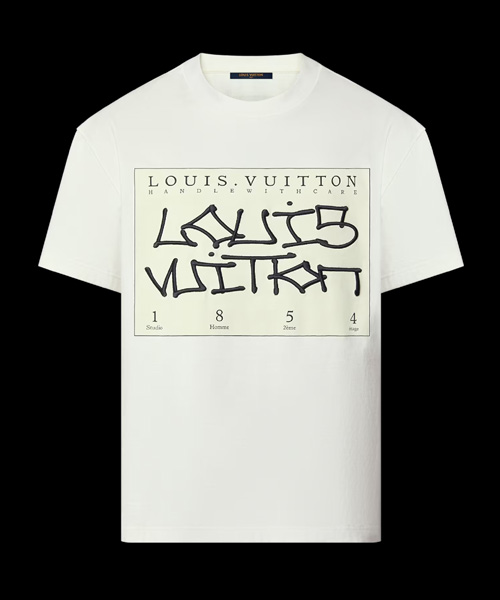 1854 프린트 코튼 티셔츠