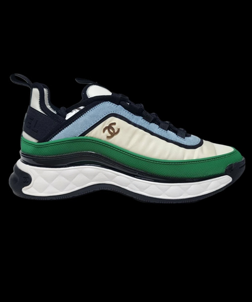 컬러 믹스 파이버 스니커즈