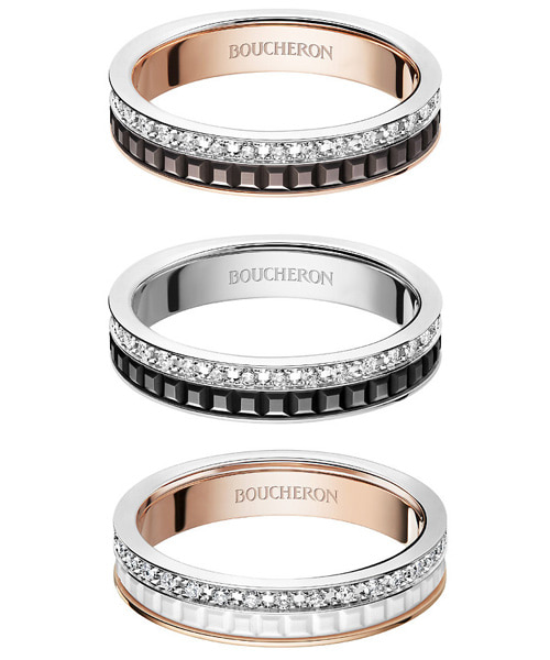 콰트로 클래식 웨딩 링