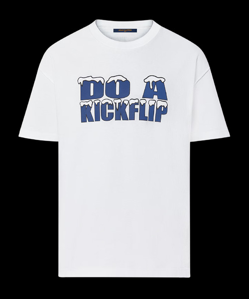 DO A KICKFLIP 코튼 티셔츠