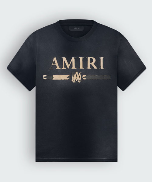 로고 코튼 티셔츠