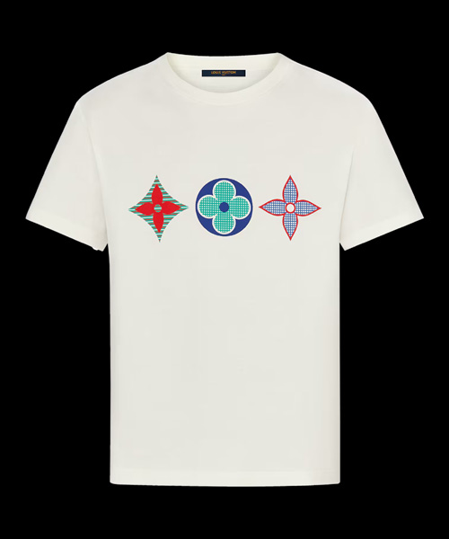 모노그램 플라워 티셔츠