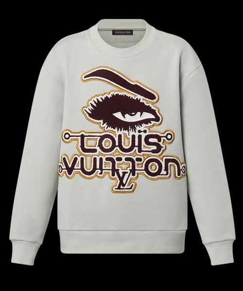 엠브로이더드 코튼 스웻셔츠