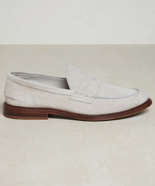 SUEDE PENNY LOAFERS