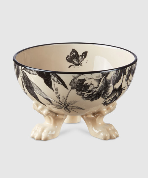 허베리움 프린트 펫 보울