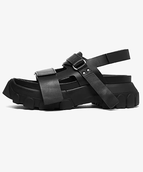 LEATHER TRACTOR SANDALS